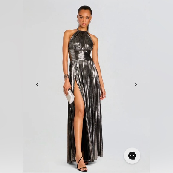 Gunmetal Retrofete Maxi Dress - Picture 1 of 6